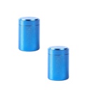 2 Pack Small Containers Tea Tight Vac Coffee Storage Containers for Pantry Sugar Kitchen Stainless Steel Canister Storage Canisters Jars Pots Containers Tins Yogurt Containers with Lids Soup Container