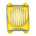 XMMSWDLA Meat Slicer, Slicer & Cutter for Eggs, Cheese, Goose Liver, Pitaya - Great Eater Tool for Soft Fruit or Canned Loaf Meats, Slice Spacing 1/3 Inch Yellow