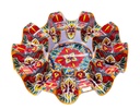 Prepara Taco round Holder Carousel Serveware, Red
