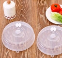 XMMSWDLA Magnetic Microwave Cover for Food Microwave Splatter Cover Clear Plate Dish Covers for Microwave Oven Cooking Anti-Splatter Guard Lid with Steam Vents Large | CLEAR