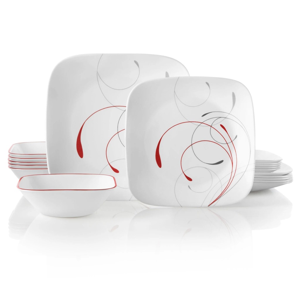 Corelle Splendor 18-Piece Dinnerware Set for 6 - Durable & Stylish