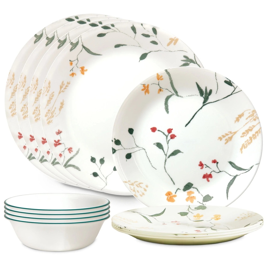 Corelle Wildflower Scatter 12-Piece Dinnerware Set