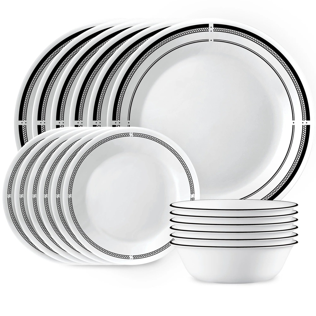 Corelle Brasserie Dinnerware Set - 18-Piece for 6