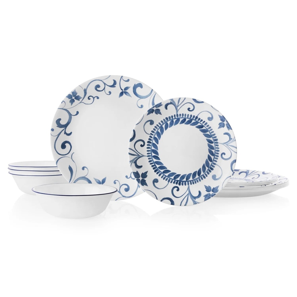 Corelle Artemis Dinnerware Set - 12-Piece Service for 4