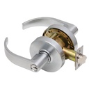 Dexter Commercial Hardware C1000-ASYL-C-626-KDC Grade1 Asylum Cylindrical Lock with Curved Trim, Satin Chrome, 2 3/4" Backset