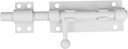 Antrader 6.3Inch Gate Barn Lock Latch,Slide Bolt Gate Latch Hardware Barrel Bolt Latch Door Lock Bolt Gate Latch 304 Stainless Steel Heavy Duty Fence Slide Door Latches Hardware,White