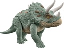 Jurassic World Gigantic Trackers Triceratops Dinosaur Action Figure Toy, Large Species