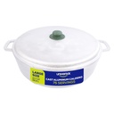 Universal Large Caldero 75 Cups - 27.7 QT / 26.6 L, Stainless Aluminum Pot, Even Heat Distribution and Fast Cooking Dutch Oven Pot with Lid, Ergonomic Handles, Ideal for Rice, French Fries, and More