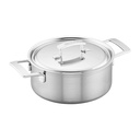 Demeyere Industry 5-Ply 5.5-Qt Stainless Steel Dutch Oven