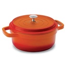 Hercules 3 Quarts Cast Aluminum round Dutch Oven 8.4 in Diameter (20 Cm) with Ceramic Coating and Induction Plate