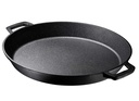 Bruntmor Pre Seasoned Cast Iron 16" Skillet - Dual Handle - Black Pan for Grill, Deep Frying - Oven Friendly, Stovetop