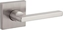 Baldwin PSSQUCSR150 Reserve Passage Square with Contemporary Square Rose in Satin Nickel Finish