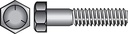 Hillman 57491 0.75 In. Dia. X 2 In. Heat Treated Zinc Steel Hex Head Cap Screw, Pack of 20