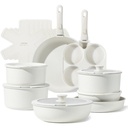 CAROTE 22Pcs Non Stick Pots and Pans, Nonstick Cookware Set Detachable Handle, Induction Cookware