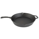 Taste of Home 12-Inch Pre-Seasoned Cast Iron Skillet - Black