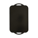 Nordic Ware Deluxe Cast Aluminum Reversible Grill Griddle, Black