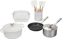 Le Creuset Mixed Material Cookware Set, 12Pc., White