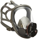 3M Full Facepiece Reusable Respirator 6900DIN, NIOSH, Respiratory Protection, Large Lens, ANSI, Lightweight, Silicone Faceseal, Cool Flow Valve, Easy Clean, Bayonet Connections, Cleaning, Sanding, L