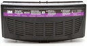 3M Versaflo HEPA Cartridge TR-6510N, Organic Vapors, for TR-600/TR-800 Powered Air Purifying Respirator (PAPR), 5/Case, Magenta/Black