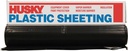 HUSKY CF0616-50B 6Ml Plastic Sheeting, 16' X 50', Black