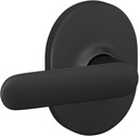 Schlage F10DAV622RMN Davlin Door Lever with Remsen Trim Hall & Closet Passage Handle, Matte Black