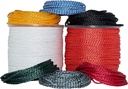 SGT KNOTS Lightweight Hollow Braid Polypropylene Rope - Moisture & Chemical Resistant (1/4" X 1000Ft, Orange)