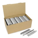 KIMSING - 11 Gauge 304 Stainless Steel Hog Ring Staples, 1-3/4" (45Mm) Crown, 1600 Pcs/Box, Fasteners for C50, Heavy Duty Wire Fencing, Gabion