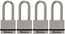 Master Lock M530XQLH Magnum Solid Steel Keyed Alike Padlocks, 1-3/4 In. Wide, 4 Pack Keyed-Alike