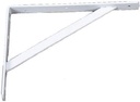 Knape & Vogt 208WH400 16" White Heavy Duty Shelf Brackets