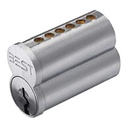 Stanley Best 1C6D1626 BEST 1C 6 Pin Uncombinated Core, D Keyway, Satin Chrome