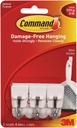 Command Wire Hooks, Small, White, 18-Hooks (17067ES)