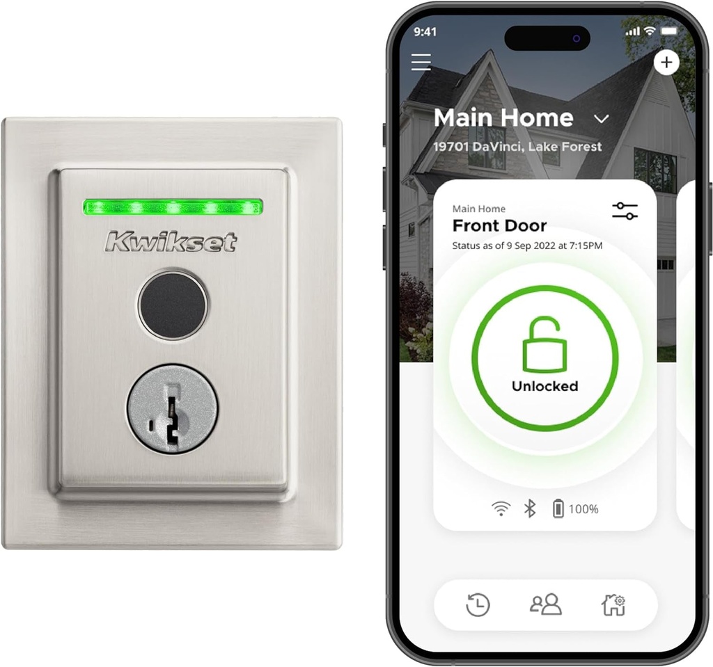 Kwikset Halo Touch Smart Lock - Keyless Entry & Wi-Fi Control