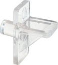 Prime-Line U 10136 1/4 In., Clear Plastic, Shelf Support Peg, 8 Count (Pack of 1)