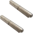 6 INCH Aluminum Bullet Hinge, Weld-On NO Zerk (Grease Fitting) (2)