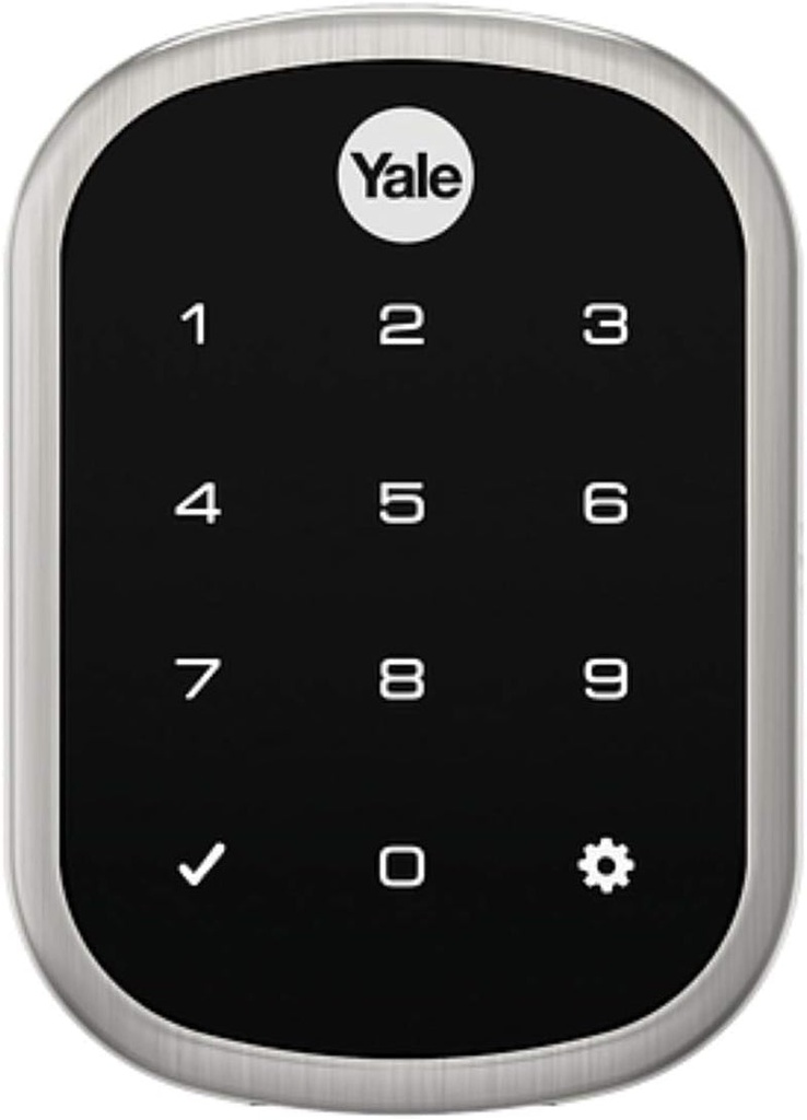 Liftmaster Myq Key Free Smart Lock with Touchscreen - Satin Nickel