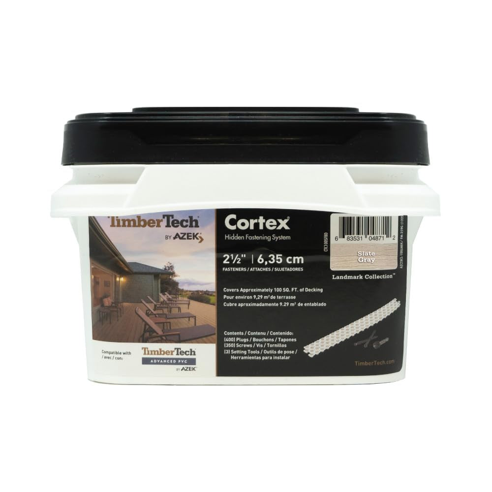 Timbertech Collated Cortex Fasteners - Slate Gray Decking