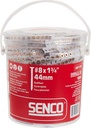 Senco 08F175Y Duraspin# 8 by 1-3/4" Flooring to Wood Collated Screw (1, 000Per Box)