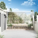 Clear Tarps with Grommets, Clear Tarps Heavy Duty Waterproof 8X10 FT, 20 Mil Thickened Clear Vinyl Patio Enclosure, PVC Transparent Tarp for Porch and Outdoor
