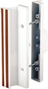 Prime-Line C 1111 3-15/16 In., White Diecast, Mortise Style Sliding Patio Door Handle (Single Pack)