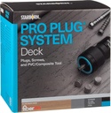 Pro Plug System for Fiberon Warm Sienna Decking - 100 Square Feet - Epoxy #10 X 2-3/4" Screws