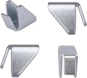 Shelf Clips Bracket Replacement for Husky Garage Cabinet, Removable Metal Shelf Support Clips inside Storage Cabinet, Pack of 4