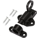 Black Aluminum Alloy Safety Resilient Security Automatic Window Gate Lock Spring Barrel Slide Bolt Latch for Window Cabinet
