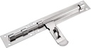 Uxcell 10" Sliding Bolt Gate Latch, Stainless Steel Door Hasp with Padlock Hole