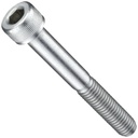 Socket Head Cap Screw, 5/16-18 X 5", Stainless Steel 18-8, Hex Socket (Quantity: 25) Coarse Thread, 5/16 Inch Hexagonal Allen Bolt, Length: 5 Inch, Partial Thread