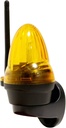IP54 Weatherproof 12V-240V AC/DC Universal LED Flashing Warning Light Alarm Lamp for Gate Opener and Garage Door Opener with Yellow Signal, High-Brightnes Light