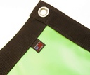 Tarp, Heavy Duty, Lime Green, Waterproof, 18 Oz. Vinyl W/ Reinforced Edges (3' X 5' Feet)