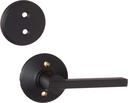 Schlage Lock Company F94LAT622 Latitude Dummy Trim, Matte Black