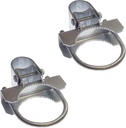 Chain Link Fence "Bull Dog" Commercial Duty Gate Hinge (2-3/8" Post - 1-5/8"& 1-7/8" Gate Frames - 2 Pack)