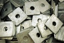 (40) Galvanized 1/2 X 2 Square Plate Washers 3/16 Thick