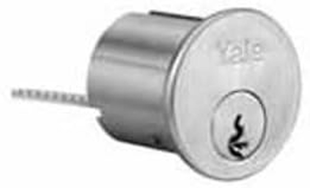 Yale Standard Rim Cylinder for Exit Devices - 626 Satin Chrome